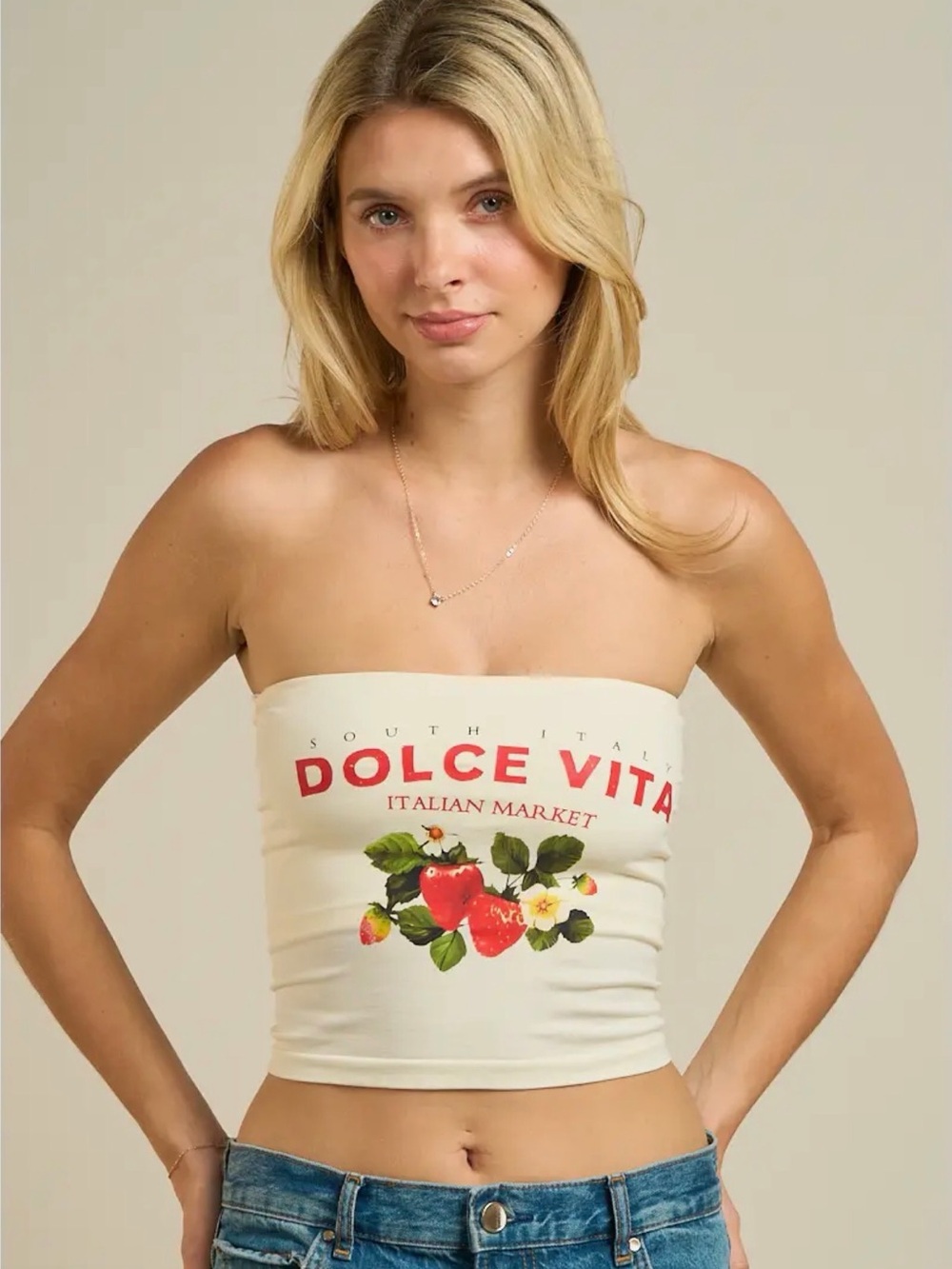 Dolce Vita Tube Top